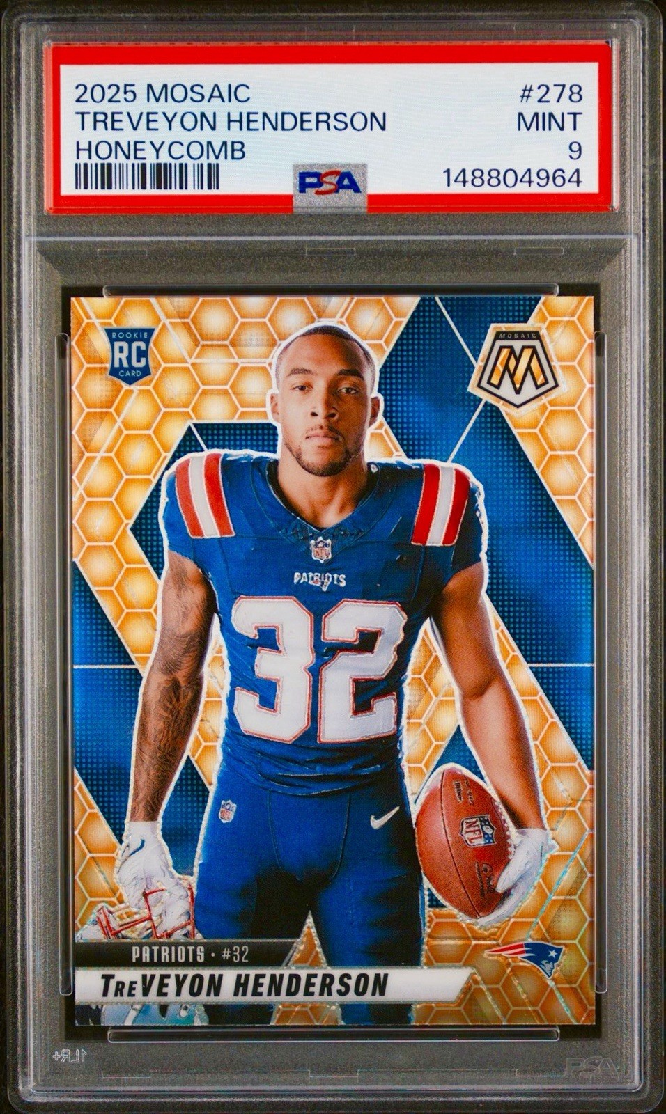 TreVeyon Henderson Panini Mosaic #278 Honeycomb