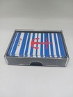Carnival Cruise Ship Red Anchor Full Deck Of Playing Cards White & Blue Stripes — photo 4