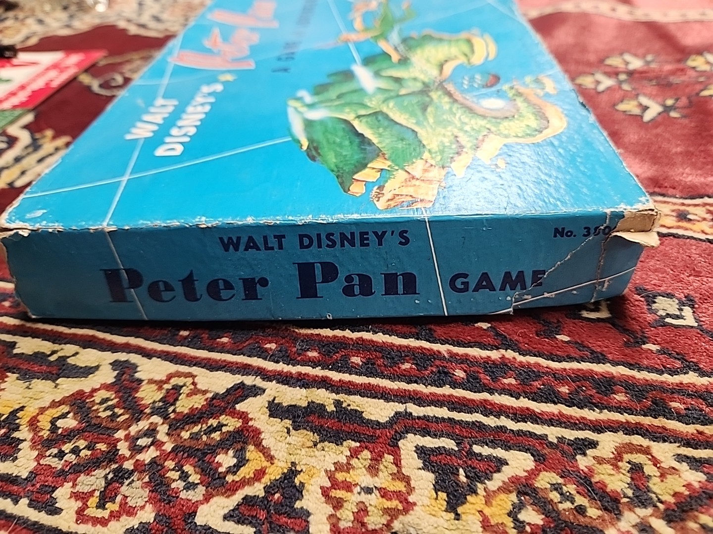 WALT DISNEY'S 1953 PETER PAN A GAME OF ADVENTURE GAME BLUE BOX 