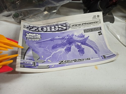 2003 HASBRO ZOIDS FIRE PHOENIX Z-BUILDERS - Picture 2 of 2