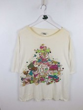 Vintage Snow White Christmas T Shirt Mens XL White Disney