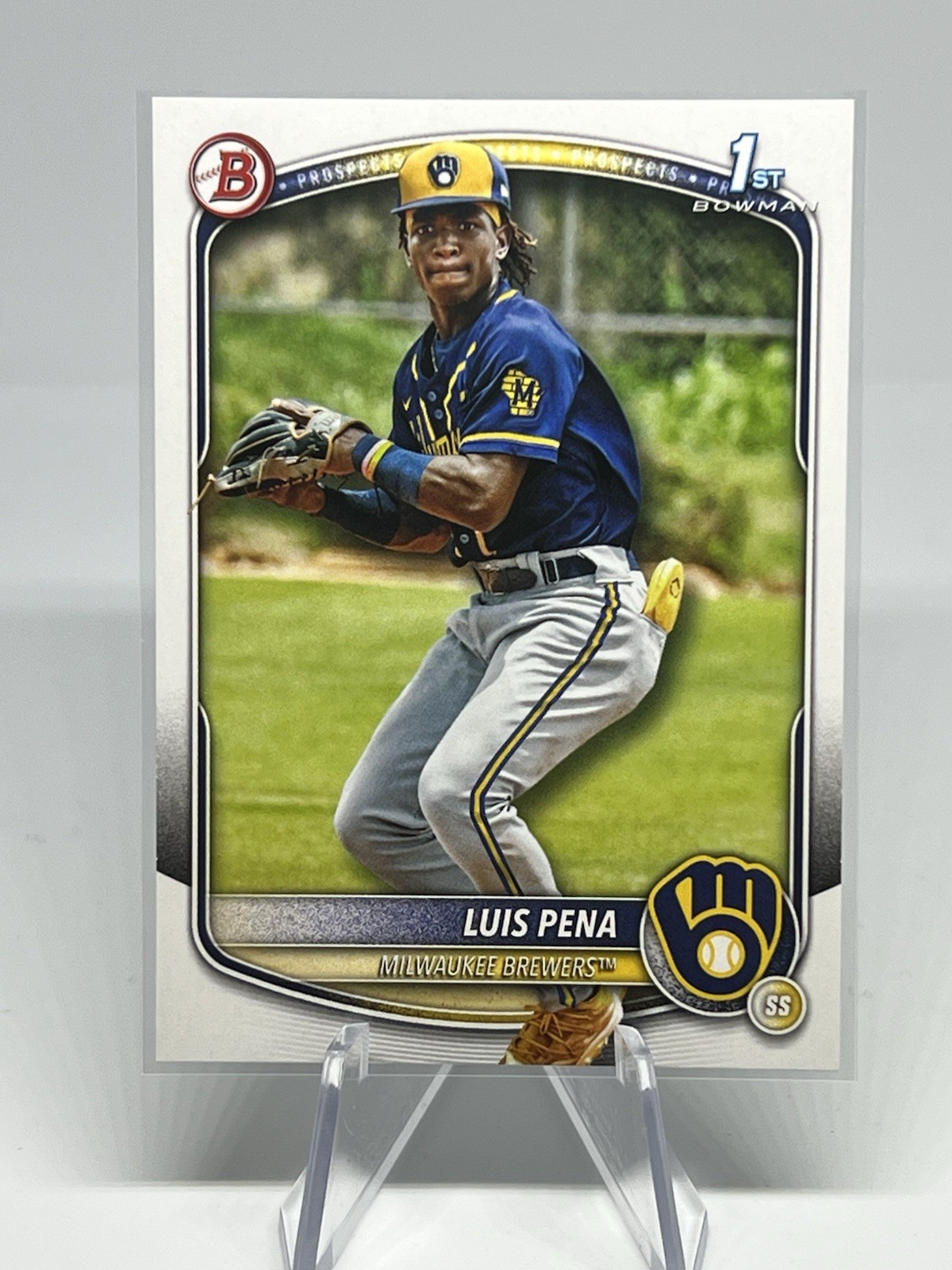 2025 Bowman Paper Prospects #BP-38 Luis Pena 1st Milwaukee Brewers (QH6)