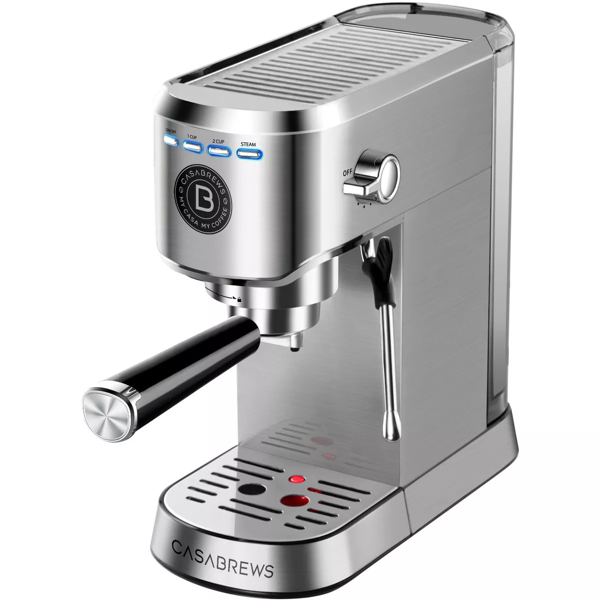 Casabrews CM5418BASIC 20 Bar Espresso Machine with Milk Frothing System, alternate view 3