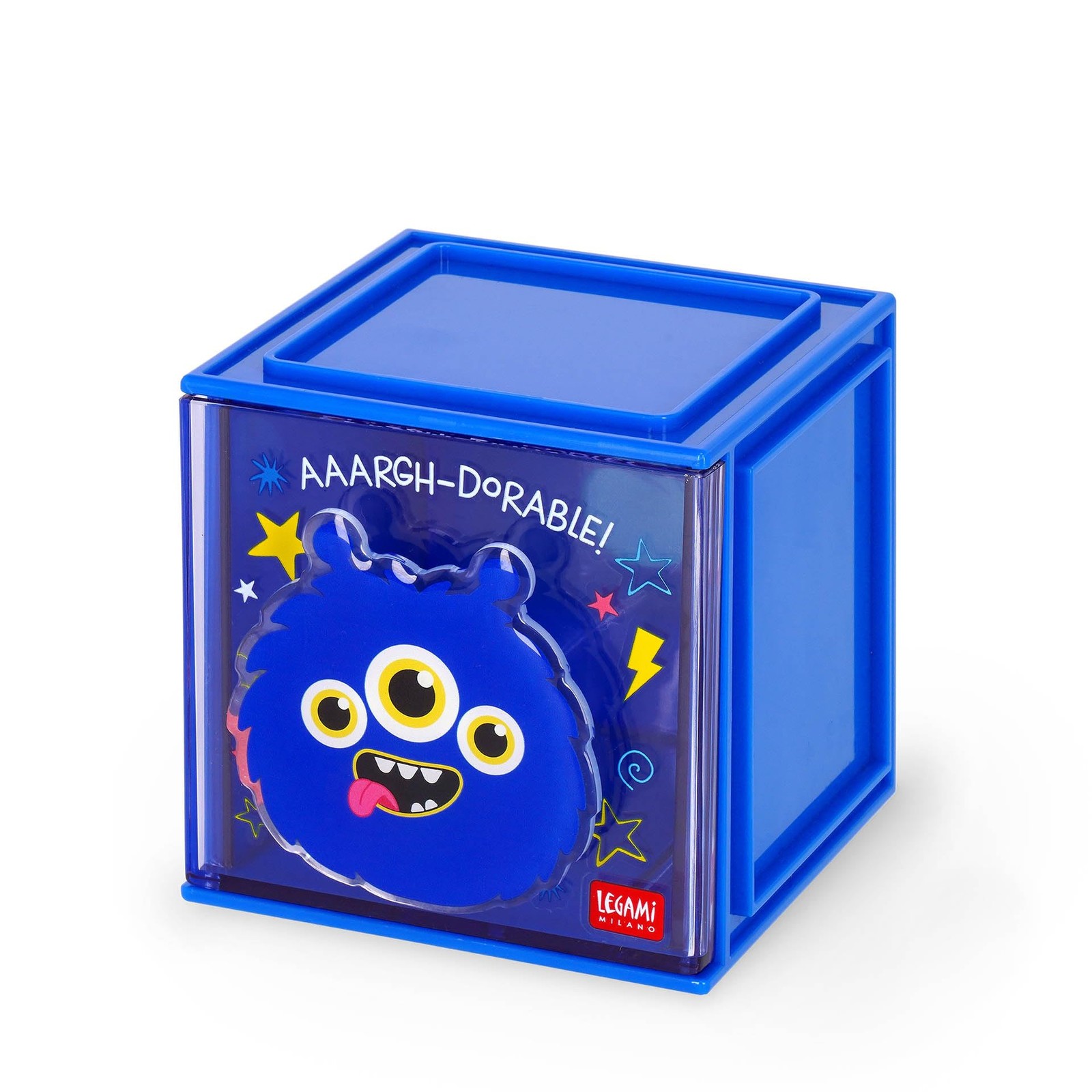 LEGAMI - Cutie Cubes Monster Desk Organiser Storage Box Sticker Sheet Included S 2290₽
