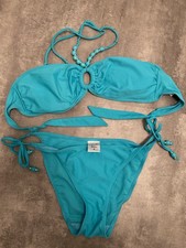 Bikini von Hunkemöller, neuwertig, Hose Größe M, Oberteil Größe L, türkis,