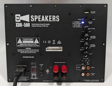 RSL XDR-500 Subwoofer Plate Amplifier Module | Speedwoofer 12S 500W RMS DSP