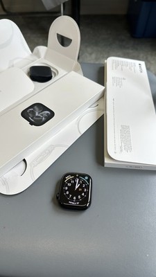 Apple Watch Series 11 GPS 46mm Aluminium Jet Black Sport Band Black M/L