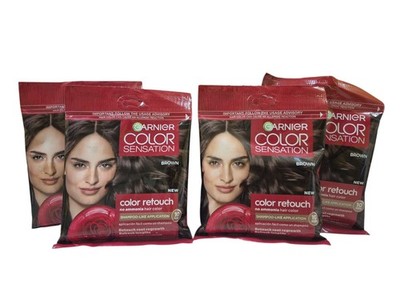 4 Pk Garnier Color Sensation Color Retouch Brown 1 Treatment Ea 