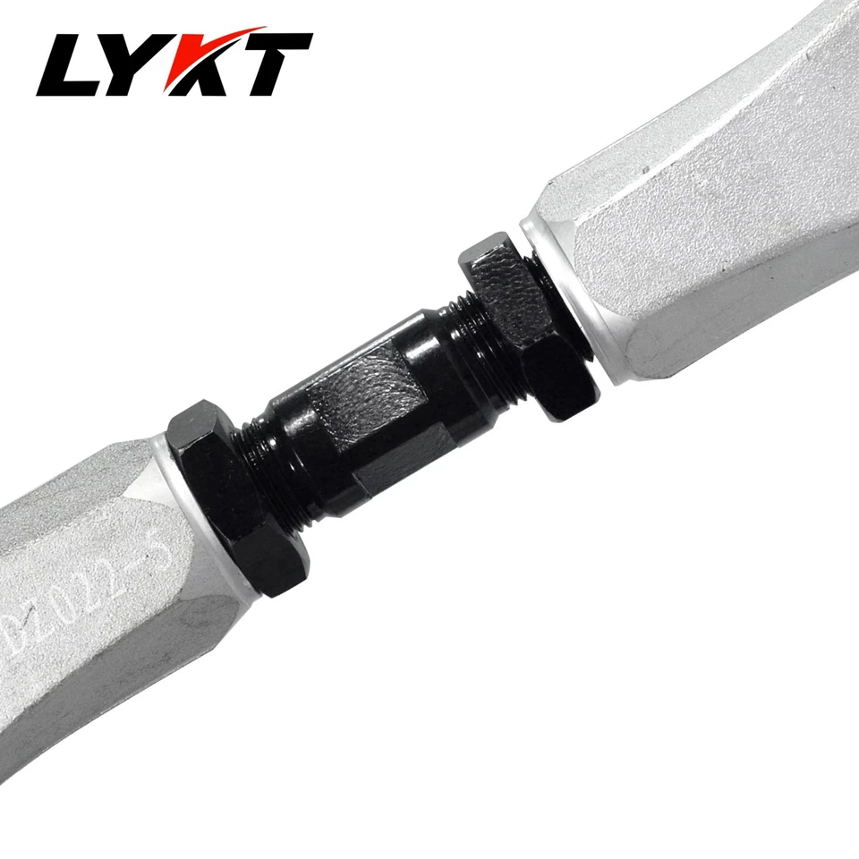 LYKT 8pcs Front&Rear Adjustable Camber&Toe Arm Kit For Audi A4 RS5 S4 A5A6 S5 Q5 Foto 3 de 4