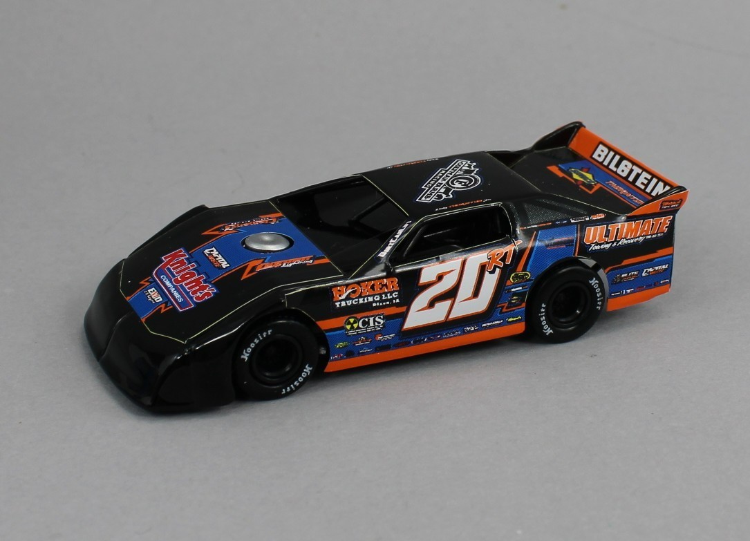 2025 ADC 1:64 Dirt Late Model *RICKY THORNTON JR* #20rt BLACK
