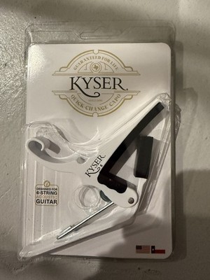 Kyser Quick Change Guitar Capo - White-Brand New In Package!