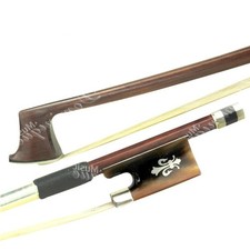 Violin Bow - Model 524 - Brazilwood with Ox Horn Fleur-de-Lis Frog