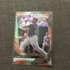 2020 Panini Prizm Bobby Bradley Cleveland Cosmic Haze Rookie #39 5054