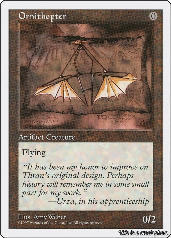 Ornithopter Uncommon 393 5ED Fifth Edition Near Mint NM Magic