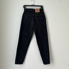 Vtg Levi's Jeans Womens USA Made 90's Black Ladies Size 10 M 28x29 0260 High