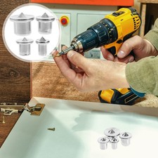4 Sets Dowel Transfer Plugs Center Pointing Dowels Pins for Wooden Furniture