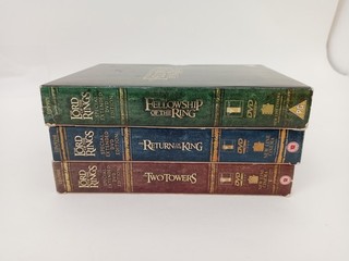 Lord of the Rings Extended Edition Trilogy DVD Box Set UK Region 2