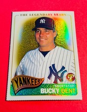 2005 Topps Pristine Legends Gold Die-Cut Refractor Bucky Dent #/65 - Yankees ATG