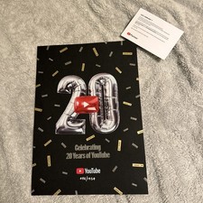 YouTube 20th Anniversary Poster Print – Limited Edition #486/1934 Partner Perk