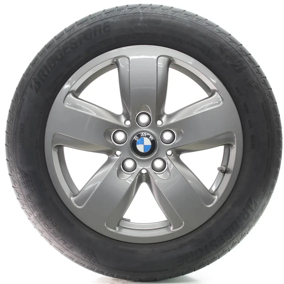 BMW 1er F40 2er F44 Sommerräder Sternspeiche 517 Bridgestone 205/55R16 6897609 - Bild 4 von 4