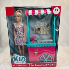 NEW- Kid Connection Ice Cream Stand Play Set With Doll