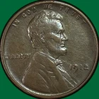 1912 Lincoln Wheat Cent Extremely Fine XF Coin #40450