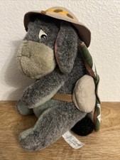 Walt Disney World Safari Camping Eeyore Animal Kingdom 8  Stuffed Plush To