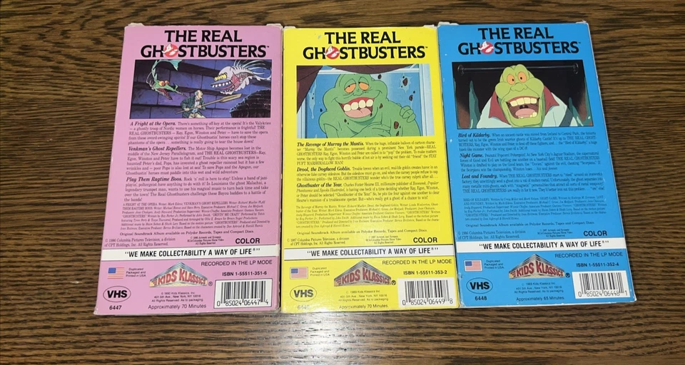 The Real Ghostbusters VHS Lot - Image 4 of 4