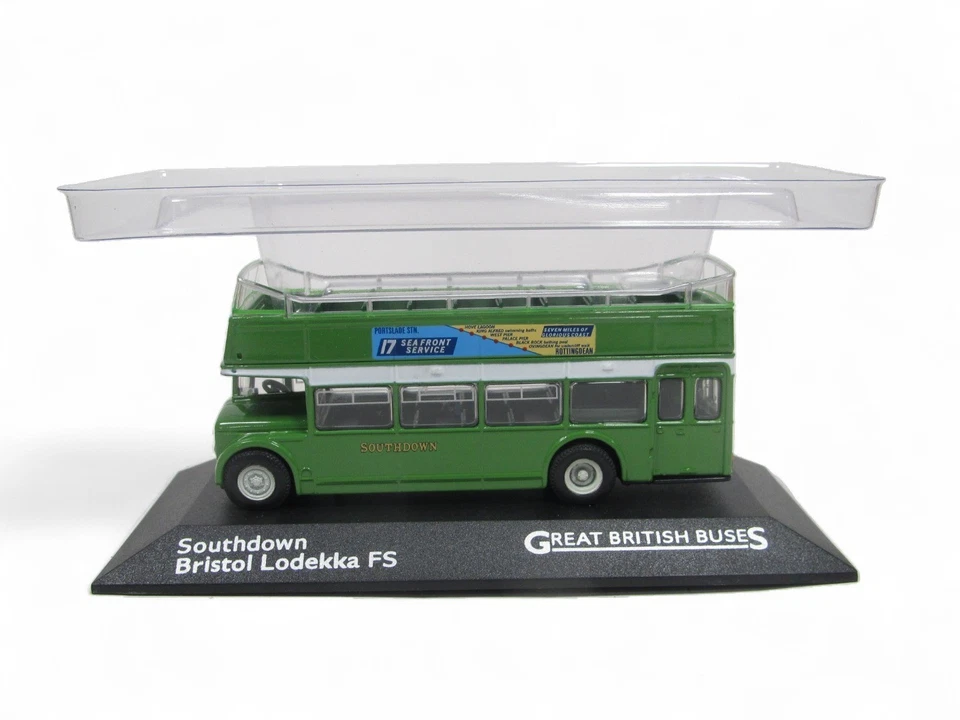 De colección Grandes Autobuses Británicos Modelos Diecast Southdown Bristol Lodekka FS  Foto 3 de 4