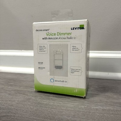 BRAND NEW Leviton Decora Smart Wi-Fi Voice Dimmer with Alexa Built-In