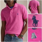 Polo Ralph Lauren Polo Shirt Size XL Pink w/Embroidered Blue Poloman NWT New