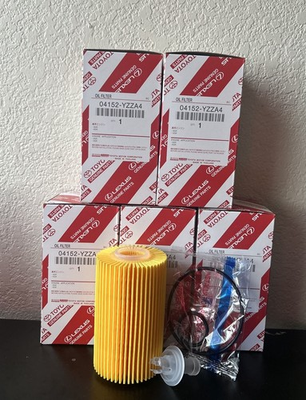 #ad TOYOTA LEXUS OIL FILTER 5 PACK GENUINE OEM 04152 YZZA4 TUNDRA SEQUIOA $29.99
