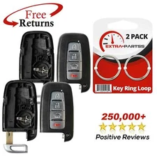 2 For 2009 2010 2011 2012 2013 Hyundai Genesis Replacement Key Fob Case Shell