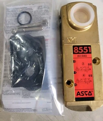 Asco 8551 Solenoid Brass Valve Body 8551A403