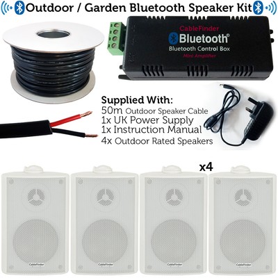 outdoor bluetooth speaker set