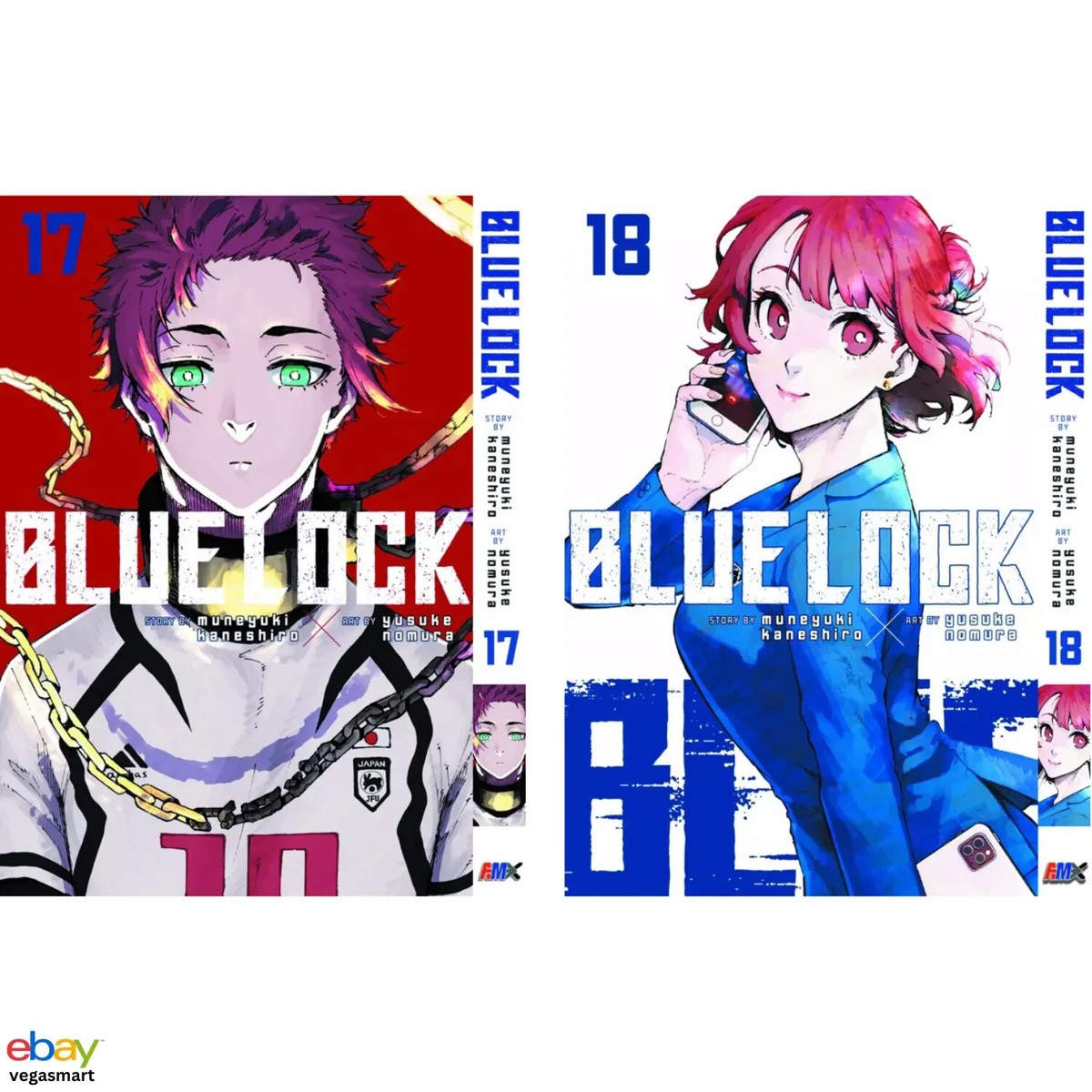Blue Lock Manga By Yusuke Nomura Vol.1-28 English Version