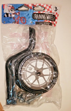 RASKULLZ Kids Training Wheels for Bike Black~Mounting Hardware Fits - 12in-20in