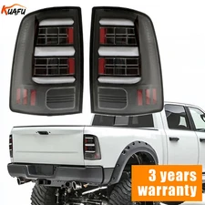 KUAFU LED Bar Tail Lights Brake Lamps For 2009-2018 Dodge Ram 1500 2500 3500
