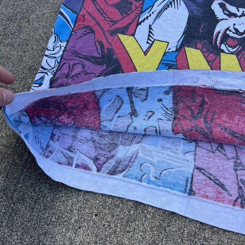 Marvel MEGA PRINT 1993 X-Men Collage Vintage Shirt RARE Wolverine Rogue Gambit - Picture 18 of 24