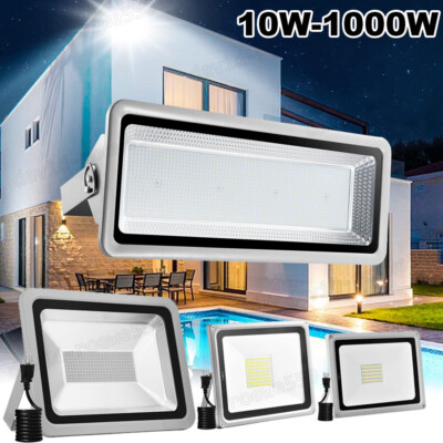 10W 20W 30W 50W 100W 150W 200W 300W 500W 800W 1000W LED Flood Light Outdoor Lamp