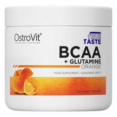 BCAA + L-Glutamine 200g Powder Amino Acids Anti-Catabolic Muscle Recovery 