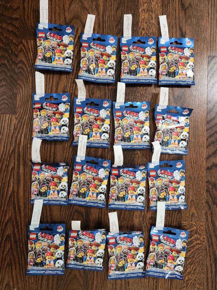 New, Sealed Complete Set of 16 - 71004 The LEGO Movie Collectible