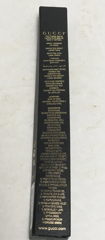 Lápiz de ojos Gucci Impact de larga duración - Icónico Ottanio con sacapuntas #40 (0,03 oz) Foto 4 de 4