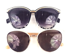 Unbranded Sunglasses Adult Unisex Club Style 2 Pair Lot - Sun Glasses