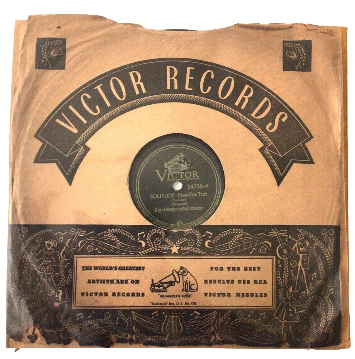 Duke Ellington 78 RPM Vinyl Records Jazz