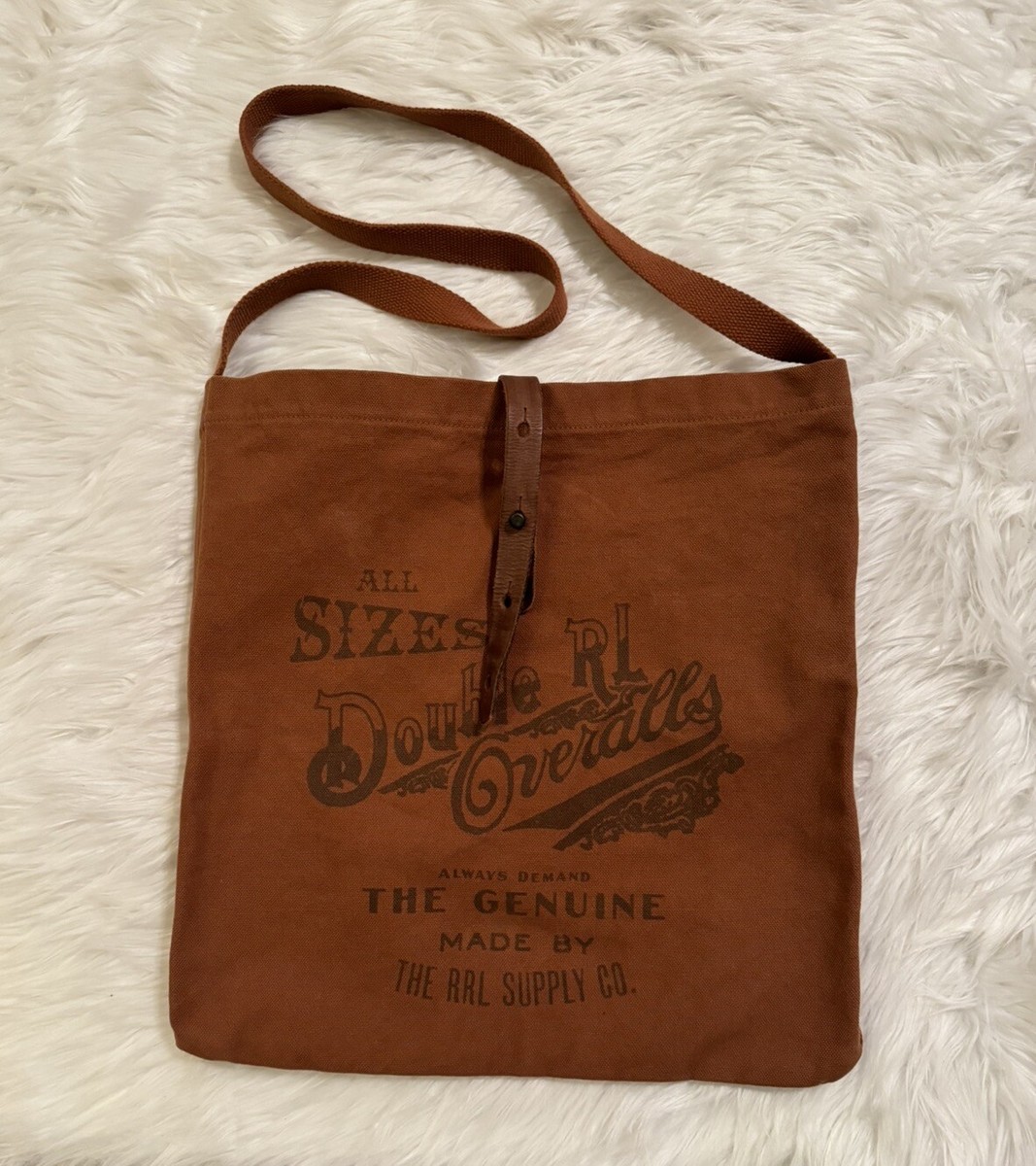 RRL Double RL Ralph Lauren New Overalls Canvas Tote Bag RRL Double RL Ralph Lauren New Overalls Canvas Tote Bag