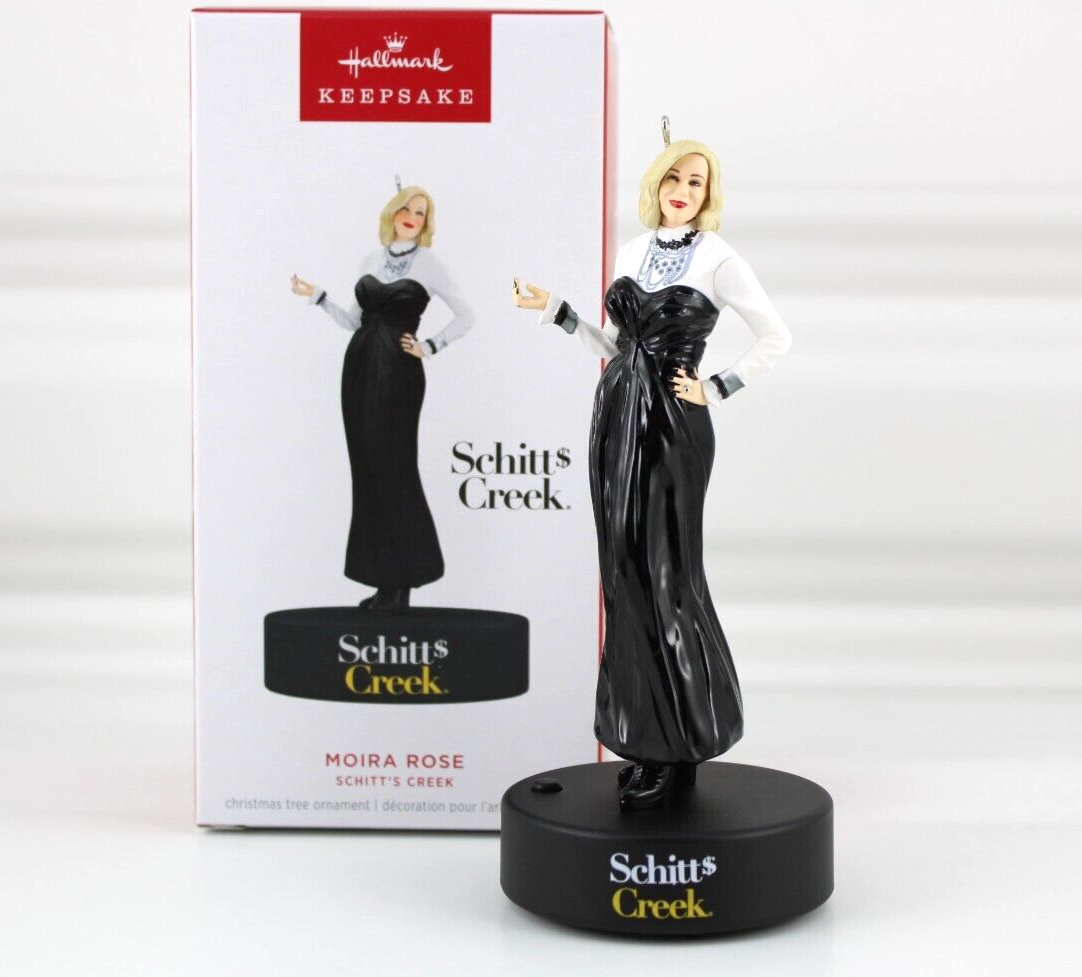 Hallmark Schitts Creek Moira Rose Ornament With Magic Sound Christmas 2024 New