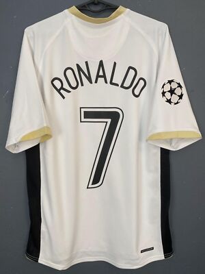 MEN FC MANCHESTER UNITED 2006/2007 RONALDO 7 FOOTBALL SOCCER SHIRT