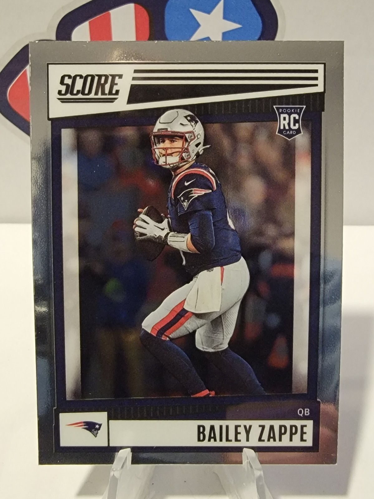 2022 Panini Chronicles Score Premium Rookies #19 Bailey Zappe Rookie Card
