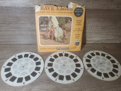 VINTAGE VIEW-MASTER BRAVE EAGLE PICTURES 3 REEL SET 